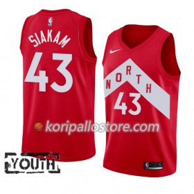 Toronto Raptors Pascal Siakam 43 2018-19 Nike Punainen Lasten Pelipaidat Swingman
